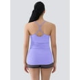 thumbnail image 2 of ANFERRY Maternity Tank Tops for Women Seamless Side Ruched Camisoles with Built in Bra Scoop Neck Y Back Pregnancy Basic Shirt, 2 of 10
