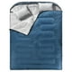 thumbnail image 1 of Saco de Dormir Doble MEREZA XL Tamaño Queen para 2 Personas Azul y Gris, 1 of 8