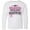 AA-White, variant on Inktastic My Grandma is a Survivor Breast Cancer Awareness Long Sleeve Youth T-Shirt