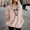 Pink, variant on Women's Hoodie Pull over Hoodie for Womens Long Sleeved Drawstring Pocket Pullover Print Casual Loose Tops Ladies Outdoor Athletic Fall Winter Wear Light Blue