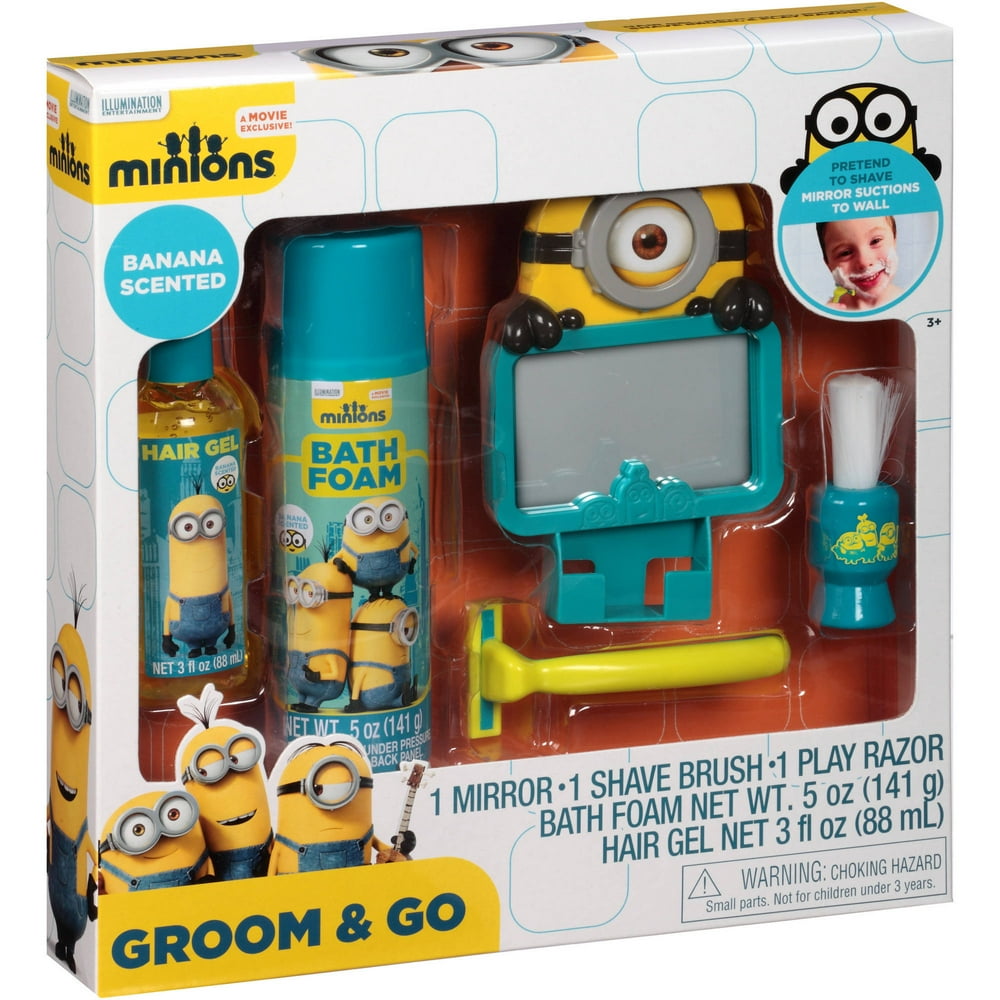 License Minions Groom N Go Bath Set