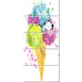 thumbnail image 2 of Adorable Chiot Coloré - Art Mural sur Toile d'Animaux, 2 of 3