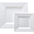 thumbnail image 2 of Platos Reutilizables Premium Berry Hip Blancos para Fiesta, 2 of 7