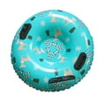 thumbnail image 2 of LJNYFDC Fade-resistant Printed Ski Circle Ski Circle with Thickened Base Shockproof Colorfast Inflatable Leakproof and Wear resistant Snowflake Print Cold Resistant and Heavy Duty, 2 of 6