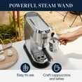 thumbnail image 4 of Máquina de café espresso De'Longhi EC680M de acero inoxidable plateada, 4 of 7