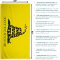 thumbnail image 2 of FraStory Don't Tread on Beach Towel, Gadsden Flag Patriotic Design, Super Soft Silk Touch, Velour Beach Towel, 30" x 60", 1-Sided Printing, 2 of 5