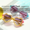 thumbnail image 3 of Frwgonr Kids Heart Boys Girls Sunglasses UV Protection for Teen Party Beach Shades Red, Size 2T-12, 3 of 5