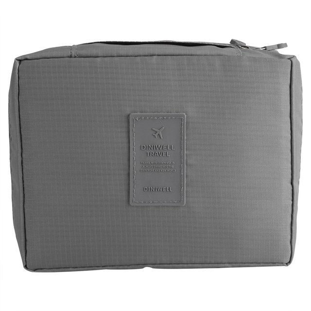 DINIWELL Bolsa de almacenamiento de maquillaje y cosméticos multifunción para viajes Zhivalor Color Gris