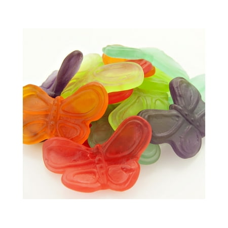 Gummi Papillons assortis Grand 5 livres Gummy papillon bonbons en vrac bonbons gélifiés