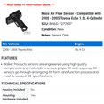 thumbnail image 2 of Mass Air Flow Sensor - Compatible with 2000 - 2005 Toyota Echo 1.5L 4-Cylinder 2001 2002 2003 2004, 2 of 2