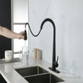 thumbnail image 3 of Cfowner Stainless Steel Kitchen Sink Faucet, Commercial Faucets with Pull Down Sprayer, Single Handle Faucet, Single Hole Deck Mount, 3 of 8