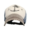 thumbnail image 2 of WITHMOONS Vintage Washed Mens Baseball Cap Pirate Ships Hat KZ10034 (Brown), 2 of 2