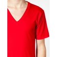 thumbnail image 5 of Fine Jersey V-Neck Tee, XS, Light Blue, 5 of 5