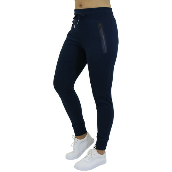 Women’s Jogger Pants With Tech Zipper Pockets - SLIM FIT DESIGN