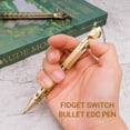 thumbnail image 4 of 3Pack Bolt Action Pen Set, Hexagonal Solid Brass Pocket Pen with 30 Ballpoint Refills C, 4 of 7