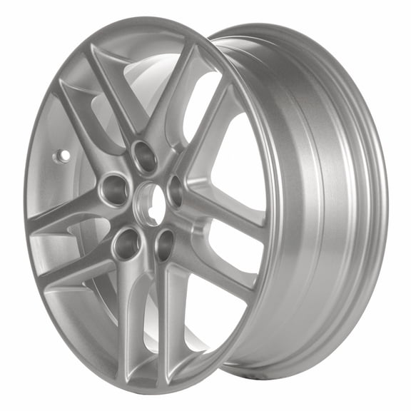 Aftermarket 2010-2011 Mercury Milan  16x6.5 Aluminum Alloy Wheel, Rim Sparkle Silver Full Face Painted - 3798