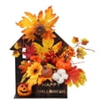 thumbnail image 1 of Halloween Decoration Thanksgiving Maple Pumpkin Autumn Scene Arrangement Ornament, 1 of 3