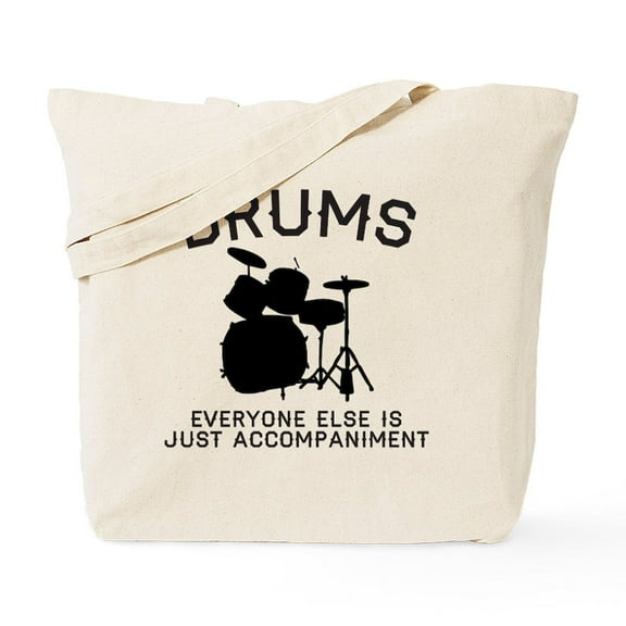 CafePress - DRUMS Tote Bag - Unisex Canvas Tote Bag, Beige, 1-Piece