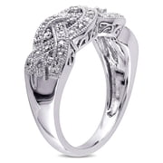 Everly Womens Diamond Sterling Silver Ring