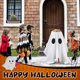 thumbnail image 5 of Cuenco de Dulces Fantasma de Halloween con Iluminación Led - Gran Cubo de 3 L con Forma de Bruja Fantasma para Decoraciones de Halloween y Exhibición de Fiestas, 5 of 6