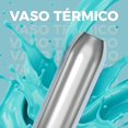 thumbnail image 3 of Termo Botella Hidranur 24 Oz, Tapa Hermética, Termo de Acero Inoxidable sin BPA, Azul, 3 of 5