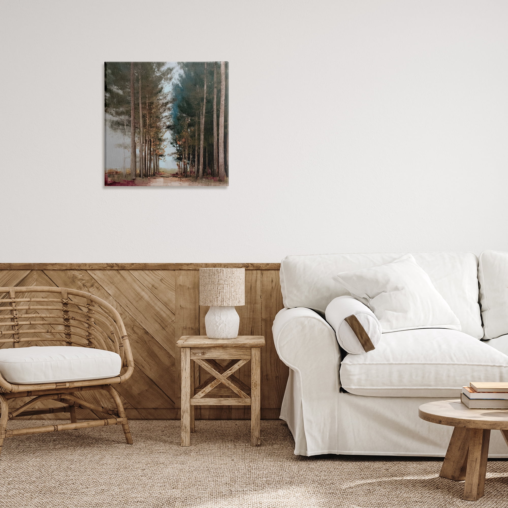 Stupell Industries Tall Trees Pathway Canvas Wall Art, design by Kim Curinga