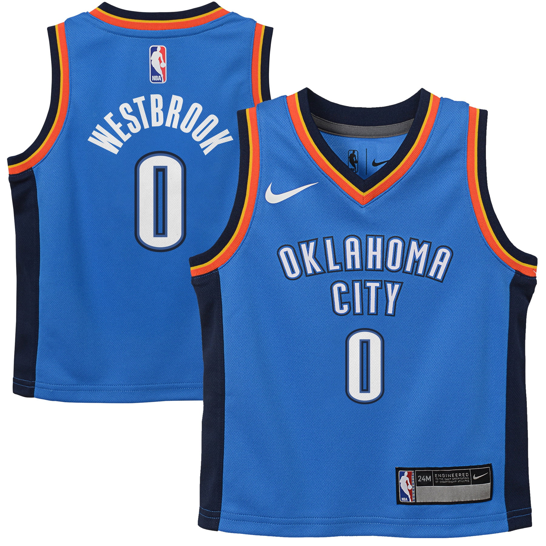 Russell î€€Westbrookî€ Oklahoma City Thunder Nike Infant Replica î€€Jerseyî€ Blue ...