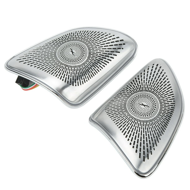 Protector De Altavoz De Coche, Cubierta De Tweeter De Pilar A, A Prueba De Polvo, 64 Colores, Cromo Mate Fresco, Para Modificación