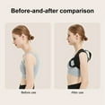 thumbnail image 2 of Posture Correction Belt Back Correction Belt Posture Correction Harness Adjustable Upper Back Brace Flexible Webbing Design Back Support Straightener, 2 of 8