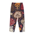 thumbnail image 5 of Naloa Forest Wild Mushroom Print Women’s Ultra-Soft Comfy Pajama Lounge Pants with Pockets & Drawstring, 5 of 8