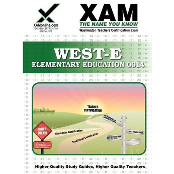 Pre-Owned West-E/Praxis II Elementary Education 0014: Teacher Certification Exam (XAMonline Teacher Certification Study Guides) (Paperback) 1581976143 9781581976144