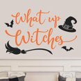 thumbnail image 1 of Adhesivos de pared Halloween What Up Witches (PVC, 90 x 30 cm), removibles, 1 of 3