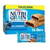 Nutri-Grain Soft Baked Breakfast Bars, Kids Snacks, Whole Grain, Value Pack, Blueberry, 20.8Oz Box (16 Bars)