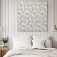 thumbnail image 4 of Rustic Blue Leaves Wall Art Painting on Canvas, Farmhouse Botanical Beige Canvas Art Home Prints Wall Art Framed Modern Artwork for Living Room Bedroom Wall Decor 16x16in, 4 of 9