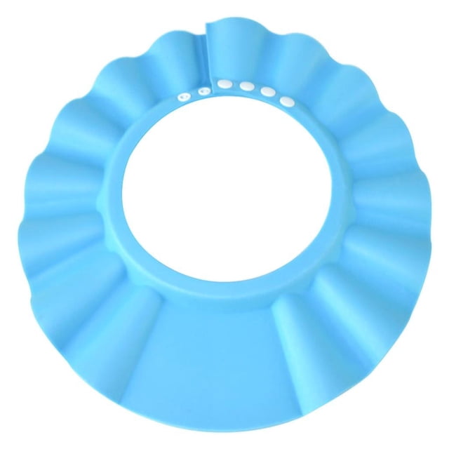 Bonnet de Bain Shampooing Protection Douche Visière Réglable Douce pour Tout-Petit, Bébé, Enfants