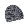 thumbnail image 1 of TISHITA Mesh Crochet Hair Net Curls Hair Wrap Lightweight Soft Elastic Crocheted Cap Gray, 1 of 8
