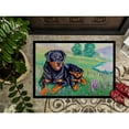 thumbnail image 3 of Carolines Treasures 7141MAT Rottweiler Doormat 18x27 27"L x 18"W multicolor, 3 of 4