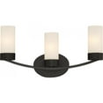 thumbnail image 2 of Denver 3 - Light Mahogany Bronze / Dark Brown Wall Sconce, 2 of 2