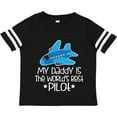 thumbnail image 3 of Inktastic Daddy is Worlds Best Pilot Airplane Childs Boys or Girls Toddler T-Shirt, 3 of 5