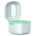 thumbnail image 2 of POINTERTECK Denture Storage Box with Strainer False Teeth Storage Cleaning Container Storage Box Teeth Cleaning Supplies Denture Bath Case with Basket Denture Bath Cleaning Box Denture Ca, 2 of 4