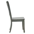thumbnail image 6 of Weston Home Farmhouse Wood Dining Side Chair, Antique Sage (Set of 2), 6 of 10