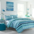 thumbnail image 3 of Poppy & Fritz Alex Comforter Set Blue Ocean Stripes Comforter, Full/Queen, 3 of 7
