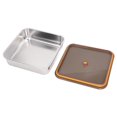 thumbnail image 1 of Stainless Steel Food Containers, Reusable Stainless Steel Lunch Box Stainless Steel Lunch Container with Lid for Outdoor Camping Trips Picnic, 1 of 7