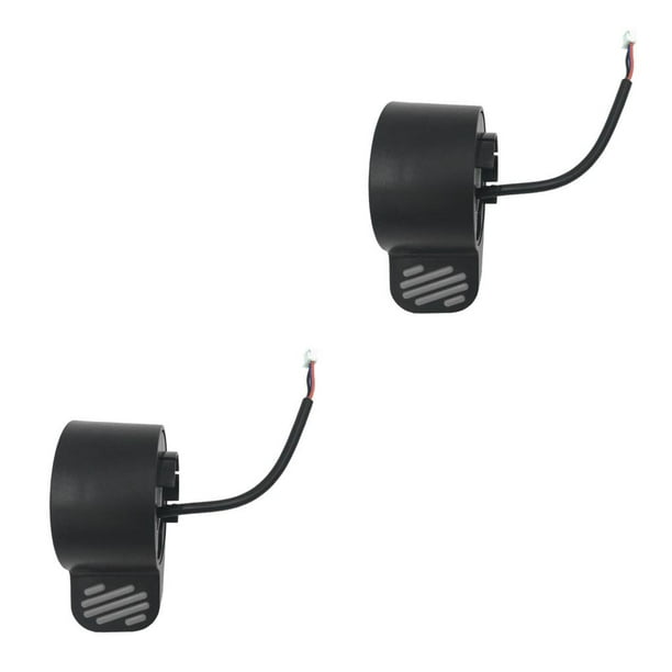 Soidarity Aceleradores de frenos de acelerador con botón de dedo, piezas de repuesto para patinete eléctrico, controlador, accesorios de Freno ES 2Conjunto