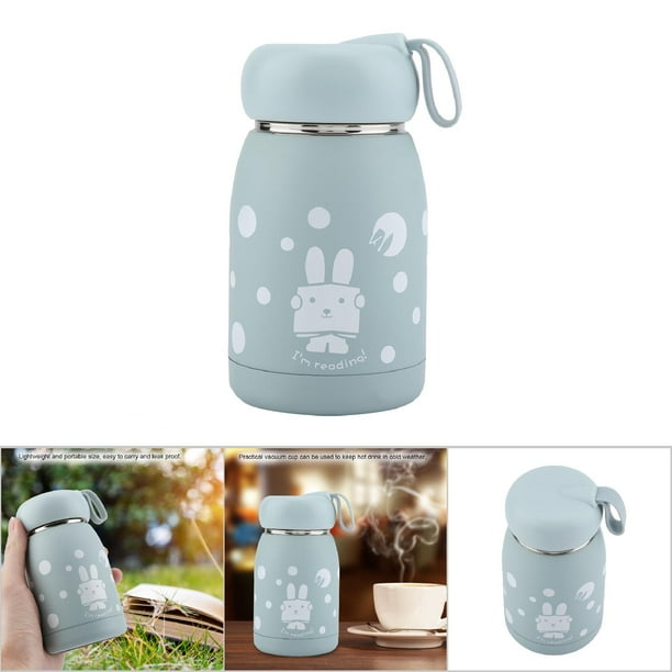 Stainless Steel Cute Rabbit Pattern Vacuum Cup Mug Thermos Cup