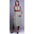 thumbnail image 2 of Bimba Kurta Imprimée Tunique Droite Hauts Femmes Tenue d'Été Kurti pour Dames, 2 of 5