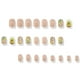 thumbnail image 5 of Uñas postizas a presión, regalos para mujeres, diseño de huevos de Pascua con diseño de pollitos y lunares, 24 unidades, 5 of 5