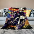thumbnail image 2 of ARISTURING Motorcycle Gifts for Men and Women Motorcycle Throw Blankets for Bed Sofa and Couch Cool Motorcycle Gifts for Men Teen,Throw Blanket Soft Cozy Bedding Fluffy Warm Riding Blankets, 2 of 6