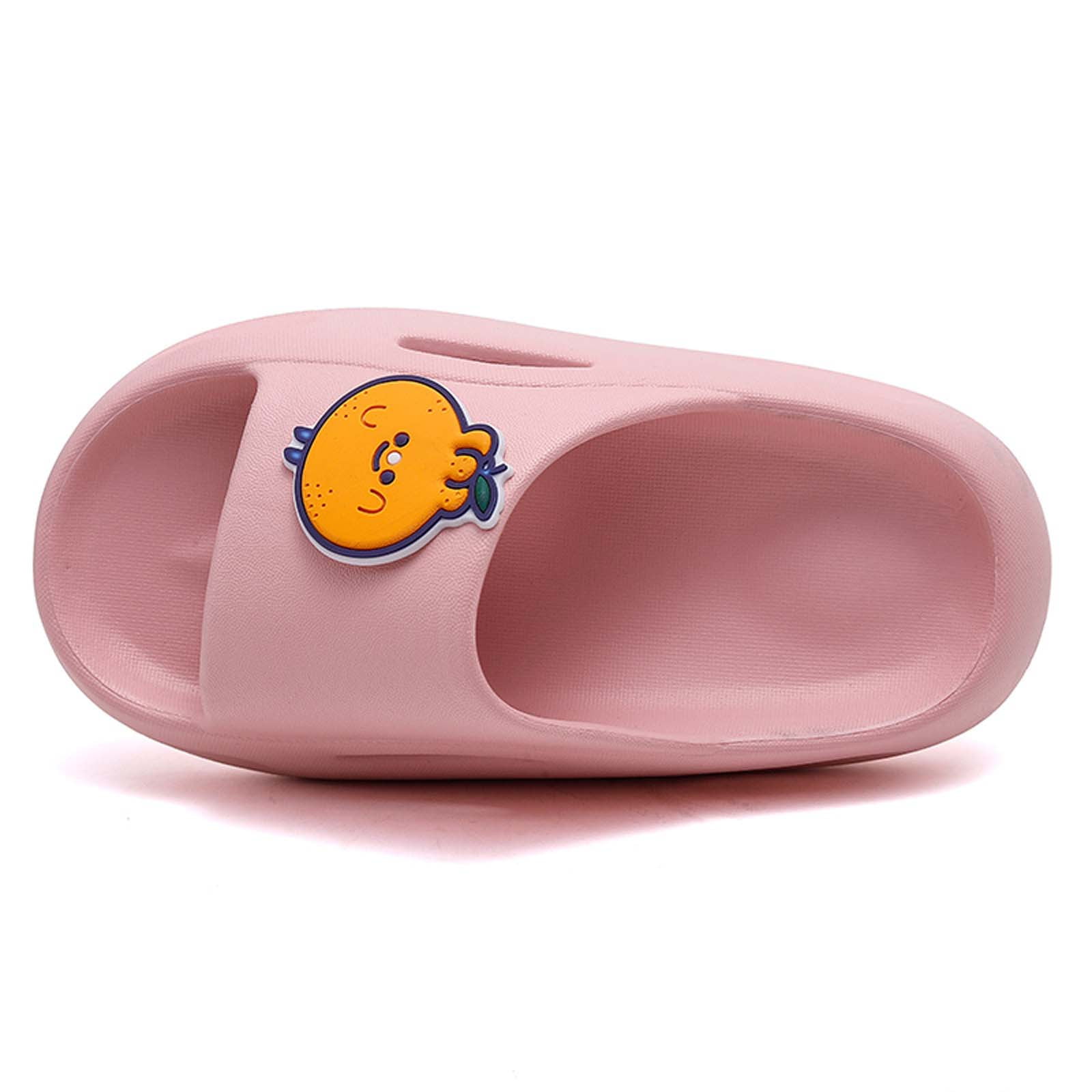 Menore Cloud Slides for Kids Shower Beach Slippers Boys Girls Bathroom Thick Sole Pillow Slippers Summer Non-Slip Pool Sandals