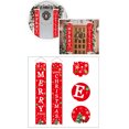 thumbnail image 4 of Ounissouiy Cartel navideño para puerta, ventana, porche, Hotel, centro comercial, Bar, fondo colgante, pareado, fiesta, vacaciones, decoración Kits de decoración para fiestas, 4 of 6